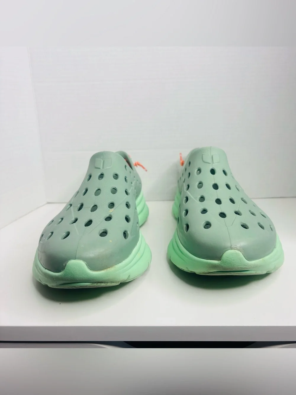 Men's Slip-On Ventilated Foam Sandals - Sage Green